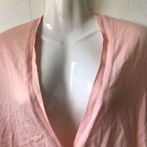 Gap Scoop Neck Button Up Cardigan Sweater Pink 2XL - Picture 3 of 8